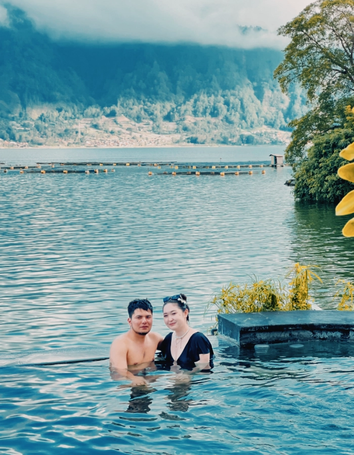 batur hotspring, batur natural hotspring, lake of batur, batur kintamani, baliwonderstour 